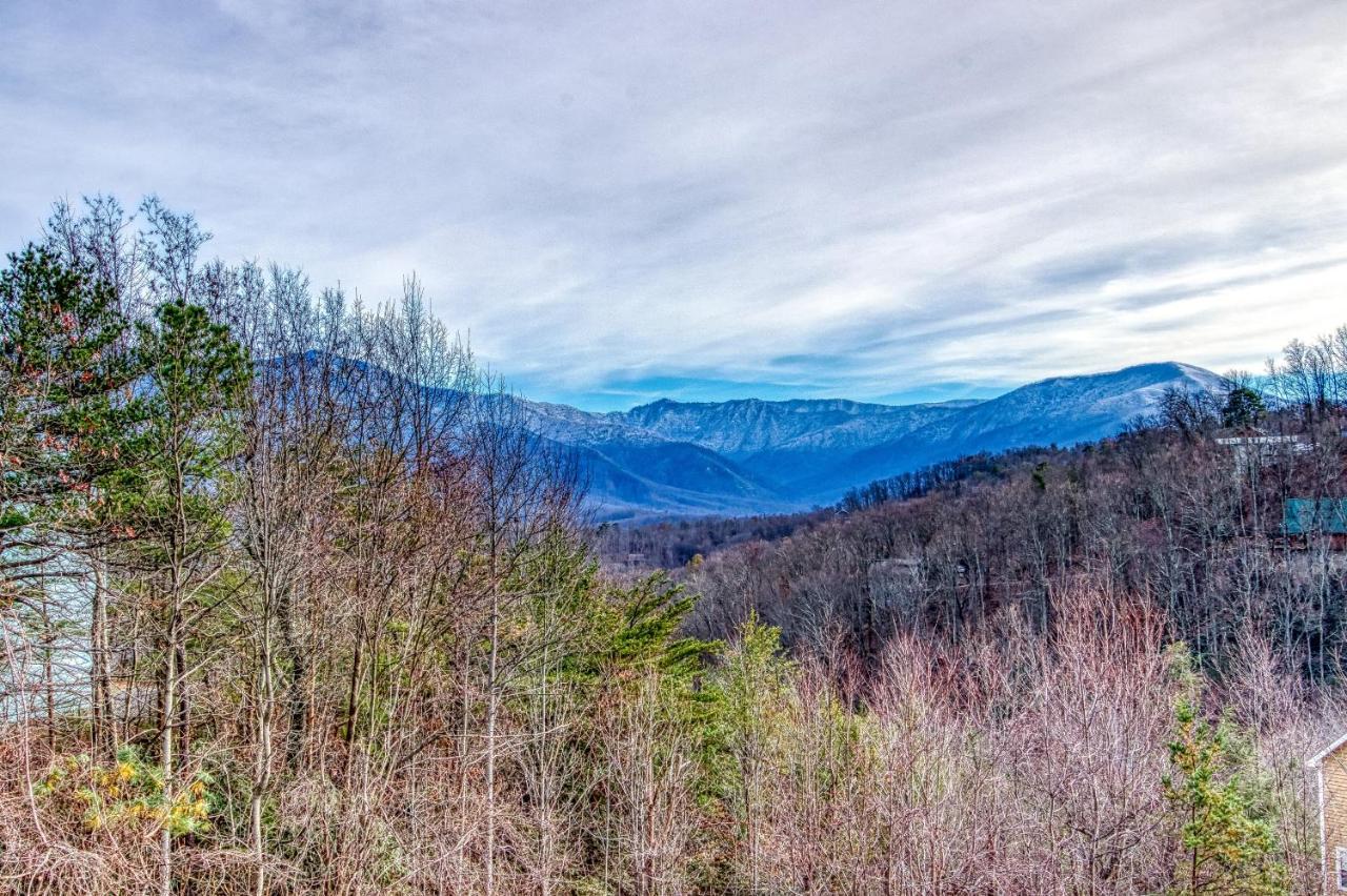 3 Decks, Mtn Views! Tree Tops By Honeybearcabins - Luxury Rain Showers, 3 King Suites, Xl Hottub, Fireplace, Bear Sightings ガトリンバーグ エクステリア 写真